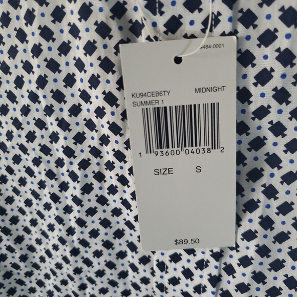 NWT Men's Small Michael Kors Button Down Shirt MSR - Picture 4 of 4